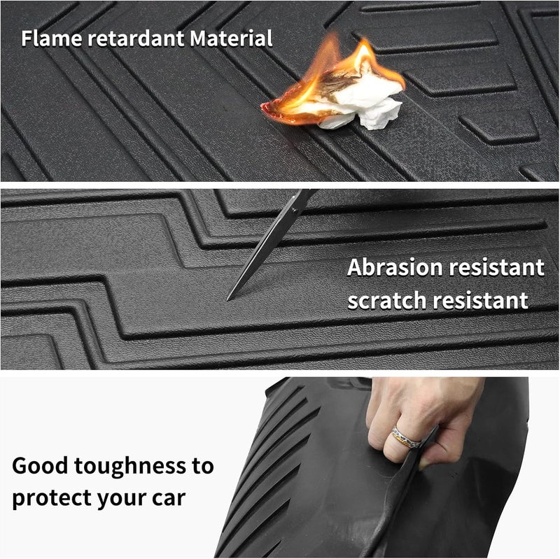 Yonugli Custom for 2013-2019 Ford Escape/ 2015-2019 Lincoln MKC Cargo Mats Trunk Liner All Weather TPE Protection Mat Accessories (for 2013-2019 Ford Escape/2015-2019 Lincoln MKC) - Image 5